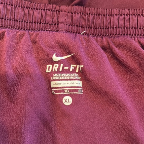 Nike Purple and Orange Athletic Shorts - Picture 2 of 3